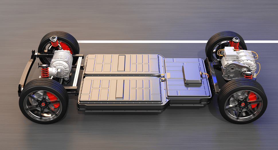 Type of battery used store in electric cars